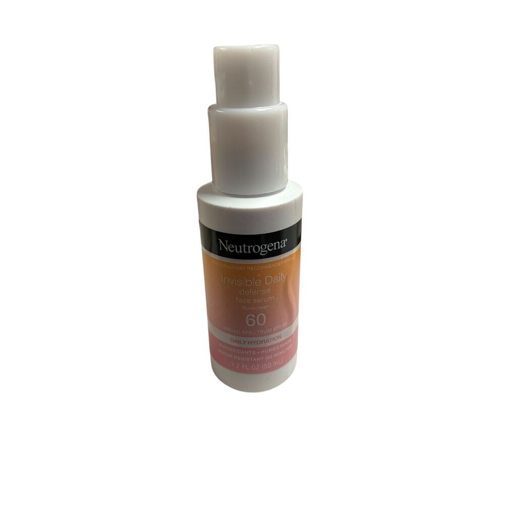 Neutrogena Invisible Daily Defense Face Serum SPF 60 Sunscreen 1.7 oz